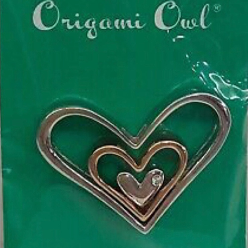 Origami Owl Nesting Hearts Charms